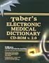 Tabers Electronic Medical Dictionary: Cd-Rom V. 2.0