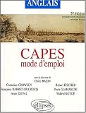 Anglais CAPES mode d emploi