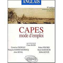 Anglais CAPES mode d'emploi
