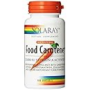 Solaray Food Carotene Capsules, 25000IU, 100 Count