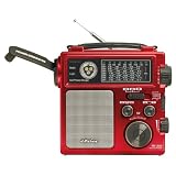 Eton FR250 Emergency Crank Radio Metallic Red by Eton