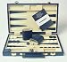 Toys : Backgammon in Faux Leather Carrying Case