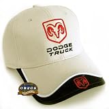 Dodge Truck Hat Cap in Bone Apparel Clothing) RAM by Gregs Automotive LLC