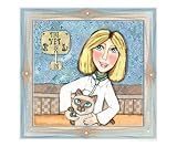 Siamese Cat With Blonde Lady Veterinarian Motivational RePoster Print Poster by Jamie Wogan Edwards, 10x8