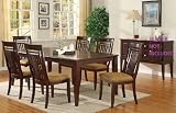 6 Pc Dining Table Espresso Finish