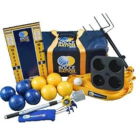 Bocce-in-a-Bag bocce ball set, portable court, scoreboard, rule book, drink holder , measuring... by 