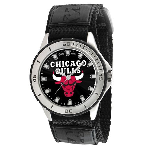 Game Time Men's NBA-VET-CHI Veteran Custom Chicago Bulls Veteran Series Watch