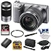 Sony NEX-5R NEX5R, NEX5RKS, NEX5RK NEX-5RK/S nex 16.1 MP Compact Interchangeable Lens Digital Camera with 18-55mm Lens and 3-Inch LCD in Silver + Sony SEL 55-210mm F4.5-6.3 Lens + Sony 32GB Class 10 SD Card + Sony Camera Case + Extra Sony NPFW50 Battery Pack + Tiffen 49mm Filter + Accessory Kit