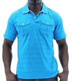 Company 81 Mens Swelter Stripe Polo Shirt Lightweight Ultrasoft Cotton