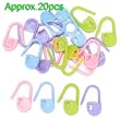 Approx. 20Pcs Knitting Crochet Locking Stitch Markers / Can Also Be Used as A Nappy Pin on A New Baby Greeting Card