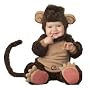 Lil Characters Infant Monkey Costume, Brown/Tan, 6-12 Months