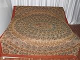 Awsome Unique Design Embroidery & Side Lace Work Cotton with Double Bed She ....