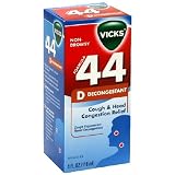 Search : Vicks Formula 44 Decongestant ~ Cough & Head Congestion ~ 4 Fl Oz