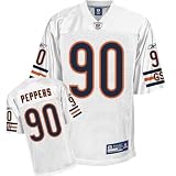 Reebok Chicago Bears Julius Peppers Replica White Jersey Extra Large