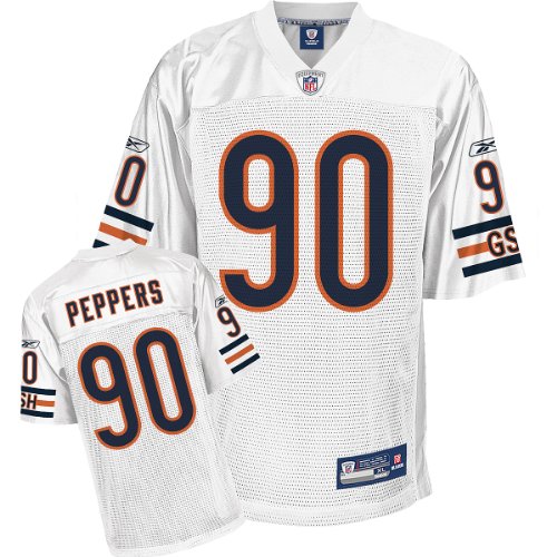 Reebok Chicago Bears Julius Peppers Replica White Jersey Extra Large