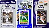 MLB Colorado Rockies 3 Different Licensed Trading Card Team Sets