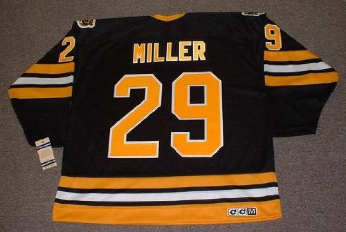Buy JAY MILLER Boston Bruins 1988 CCM Vintage Throwback Away Hockey Jersey