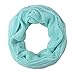 Pop Fashion Women's Solid Color Frayed Edge Luxury Infinity Scarf - 3 Color Options