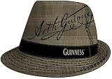 Guinness Alcohol Beer Fedora Hat - Black Fitted L/XL Top Hat
