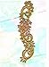 Venise Lace Applique Metallic Gold Collar 2ps