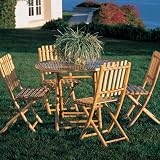 Bamboo Table and 4 Chairs