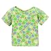 Toddler's iPlay Organic Shirt - Dolphin Hibiscus Print Image
