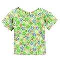 Toddler's iPlay Organic Shirt - Dolphin Hibiscus Print