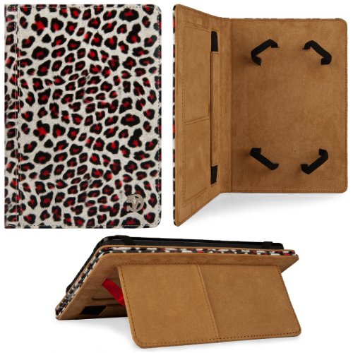 Unscrupulous & Gold Leopard VG Mary Series Prominence Case for Nextbook Premium 7 (7 Tablet)