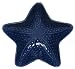 Blue Fish Ceramic Pottery Starfish Small Bowl Set of Six 4 3/4" x 1 1/2"