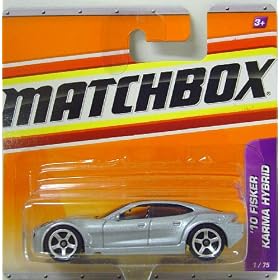 Matchbox Cars - 2010 Fisker Karma Hybrid In Silver