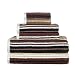 Contemporary Home 6-pc. Towel Set - Chocolate Stripe