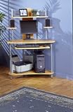 Eagle Computer Tower in Silver/Maple By Studio RTA Furniture