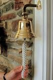 5 Inch Polished Brass Ship Bell - 2.5 pounds