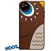 Hoot - Silicone iPhone 4 / 4S Case - Sold by CASE-MATE Brown