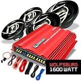51A0cm pYhL. SL160  Car Hifi Set Wolfsburg solides 4.0 System Lautsprecher Komplettset max. 1600 Watt