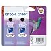 2 x Epson Tintenpatronen T0801 - schwarz