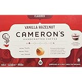 CAMERON'S VANILLA HAZELNUT COFFEE 24 SINGLE SERVE CUPS