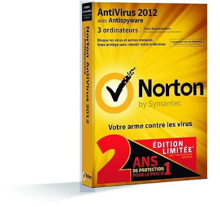 Norton antivirus 2012 (3 postes, 2 ans)