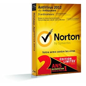 Norton antivirus 2012 (3 postes, 2 ans)