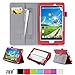 Acer One 8 B1-810 Tablet CaseCover, FYY Ultra Slim Magnetic Smart Cover Case for Acer One 8 B1-810 Tablet Red