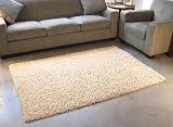 Anji Mountain Bamboo Rug Co. 4-Foot-by-6-Foot Bamboo Area Rug, Ivory