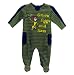 Dr. Seuss Eggs And Ham Stripe Newborn Footie Coverall Green, 6 Months