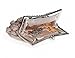 Afibi Womens Wedding Evening Bridal Bridesmaid Clutch Jeweled Pleated Cocktail Party Handbag (Champagne)