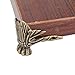 BQLZR 40x30mm Antique Bronze Corner Pad Edge Pad Decorative with Mounting Screws Pack of 4