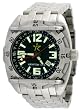Rogue Warrior Red Cell Silver Stainless Steel Band 200M GMT Watch