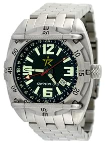Rogue Warrior Red Cell Silver Stainless Steel Band 200M GMT Watch