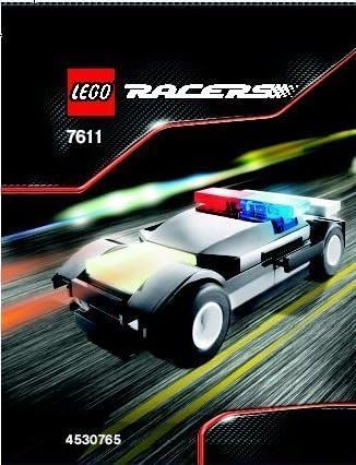 LEGO Racers: Police Car 1:55 Glow In The Dark Set 7611 (Bagged) by Racers