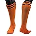 Lian LifeStyle Unisex 1 Pair Knee Length Sports Socks Striped Size XS/S/M