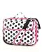 Belvah Pink & Black Polka Dot Cotton Quilted Laptop Case