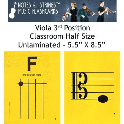 Best Price Notes & Strings Viola 3rd Position 5.5